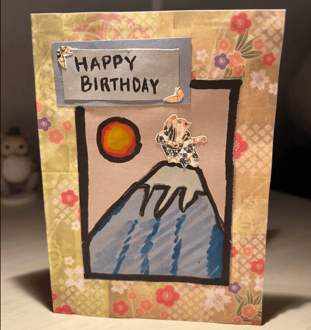 Mt. Fuji Birthday Card