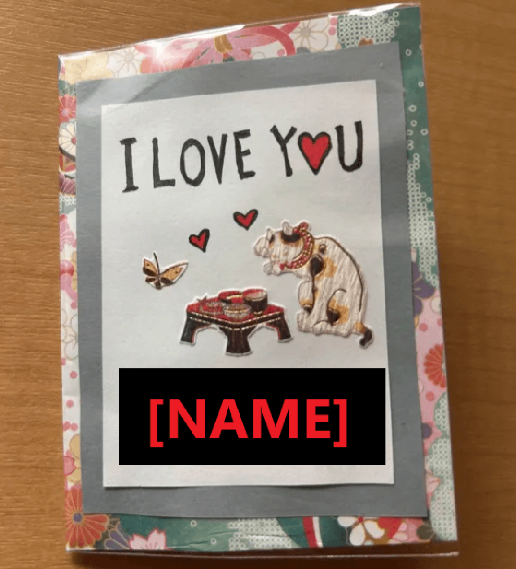 I Love You Card